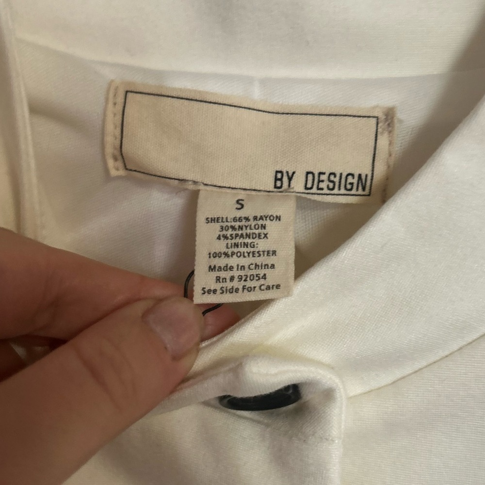 NWOT BY DESIGN Women's Lee Blazer - Picture 6 of 7